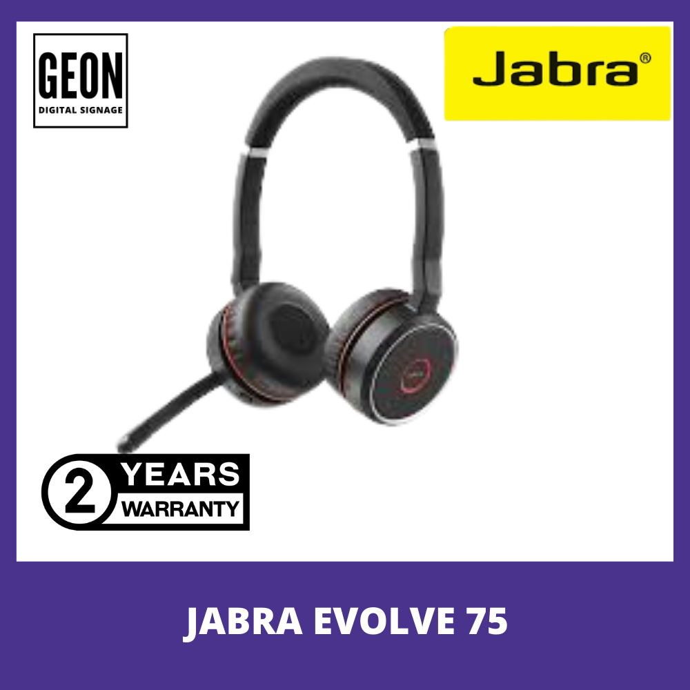 Jabra Evolve 75 headset UC Stereo