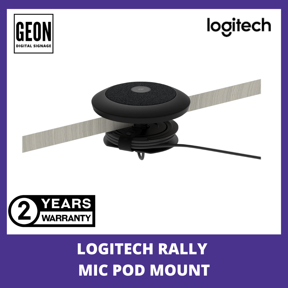 Logitech Rally Microphone Pod Mount - Black