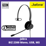 Jabra BIZ 2300 Mono, USB, MS