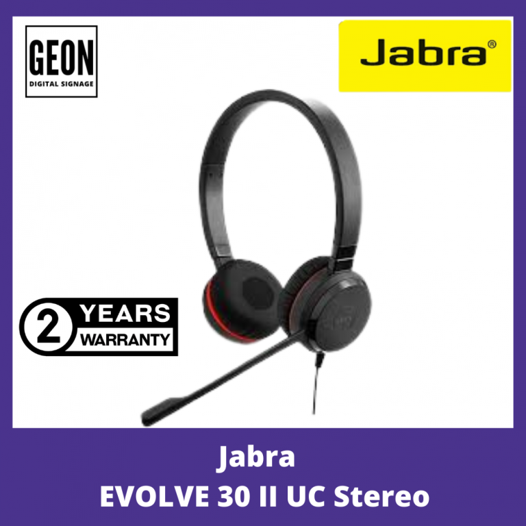 Jabra EVOLVE 30 II UC Stereo Geon Asia Jabra EVOLVE 30 II UC Stereo Geon Asia