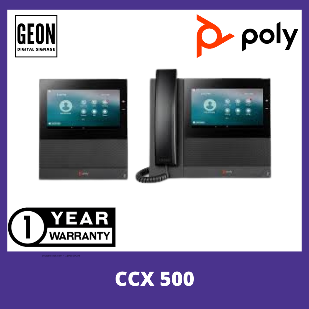 Poly Com CCX 500 Business Media Phone. Microsoft Teams/SFB