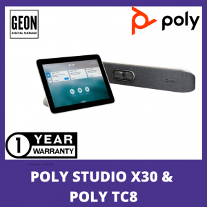 Polycom Studio X30 4K Video Conferencing System + TC8 Touch Screen Controller