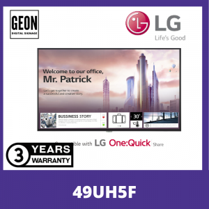 LG 49" 49UH5F UH5F-H Series Digital Signage