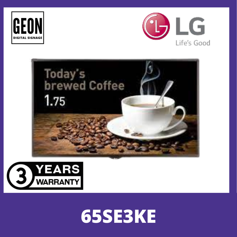 LG 65SE3KE Full HD Digital Signage – 65”Full HD standard Display