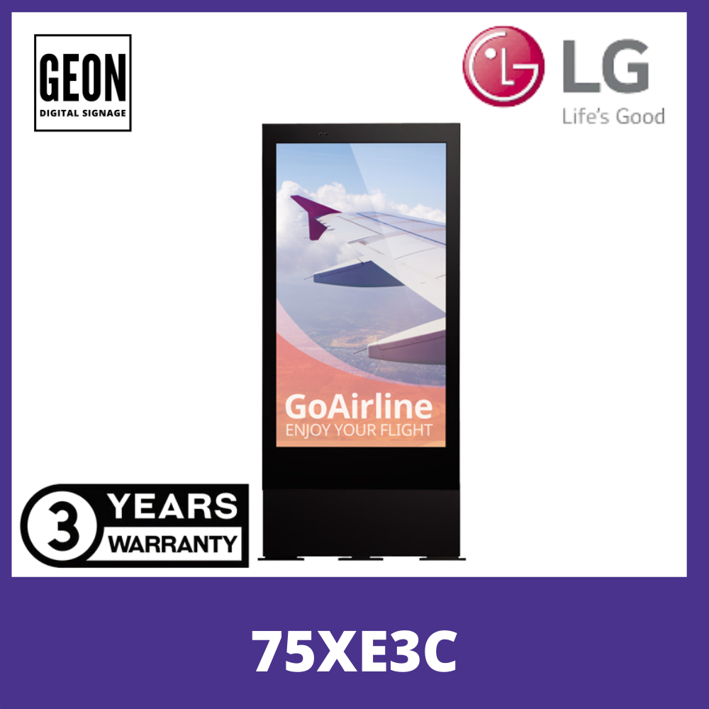 LG 75" 75XE3C Outdoor Digital Signage