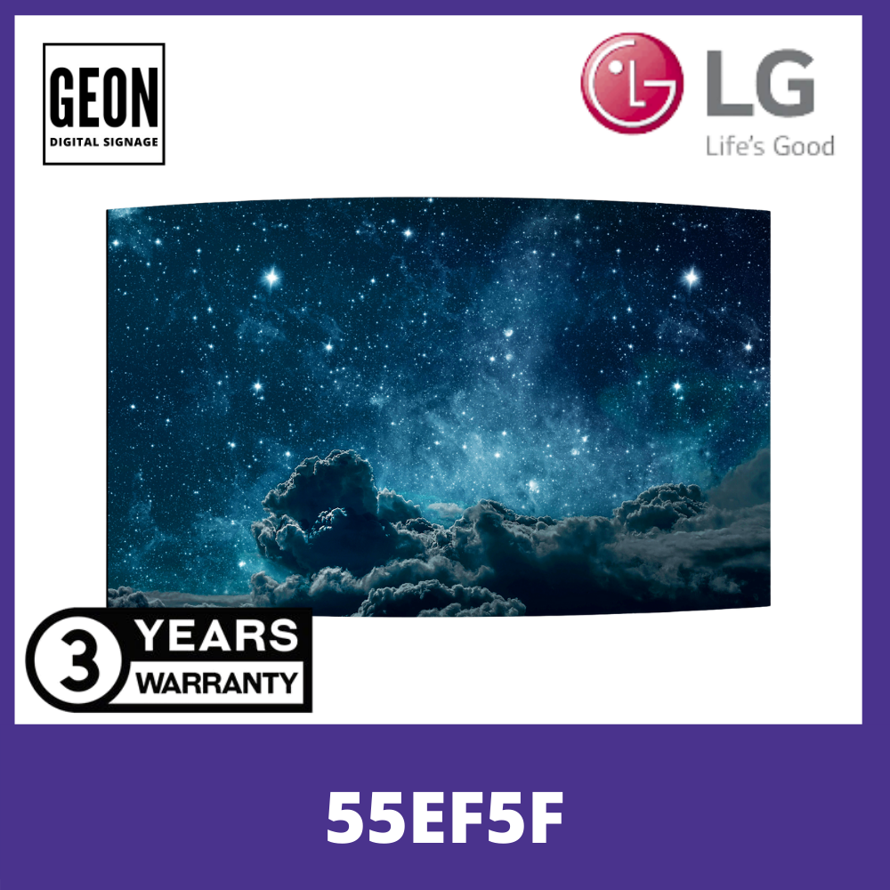 LG 55" 55EF5F Curvable OLED Signage