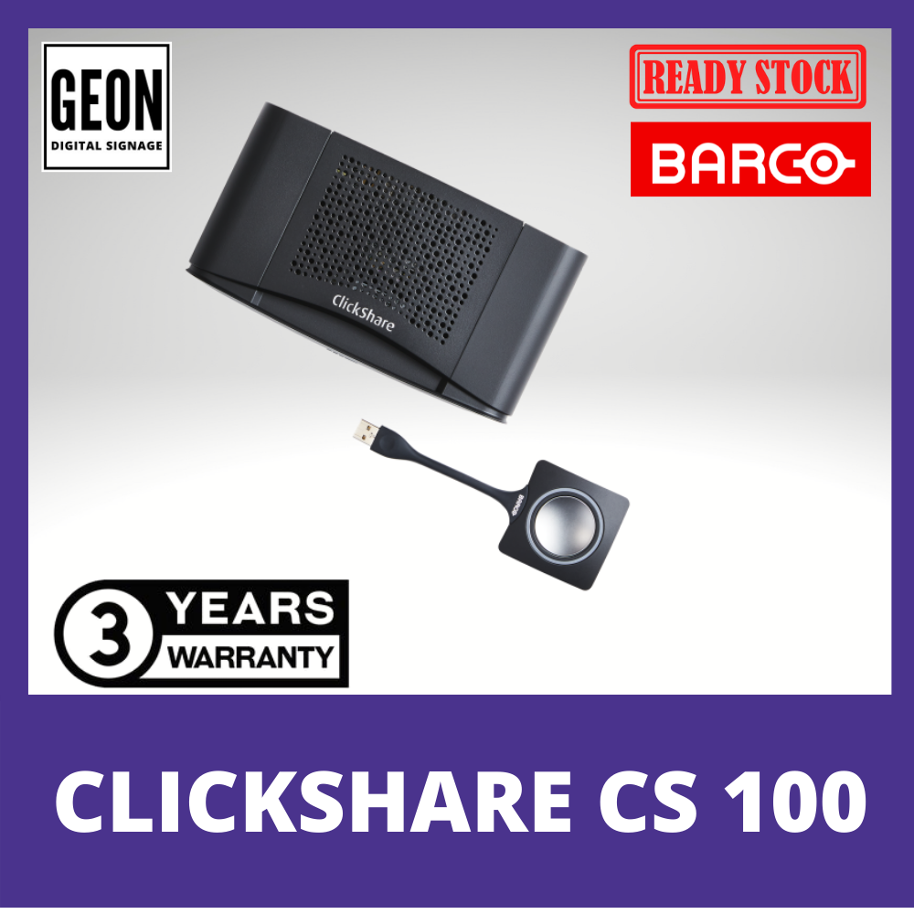 Barco ClickShare CS-100 Stand-alone Wireless Presentation System for Small Meeting Rooms