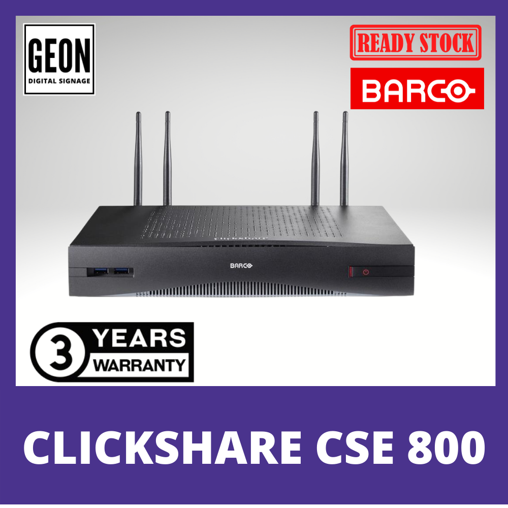 Barco ClickShare CSE-800 Wireless Presentation and Collaboration System for Boardrooms and Conference Rooms