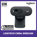 Logitech C505e HD 720p and long-range mic Business Webcam