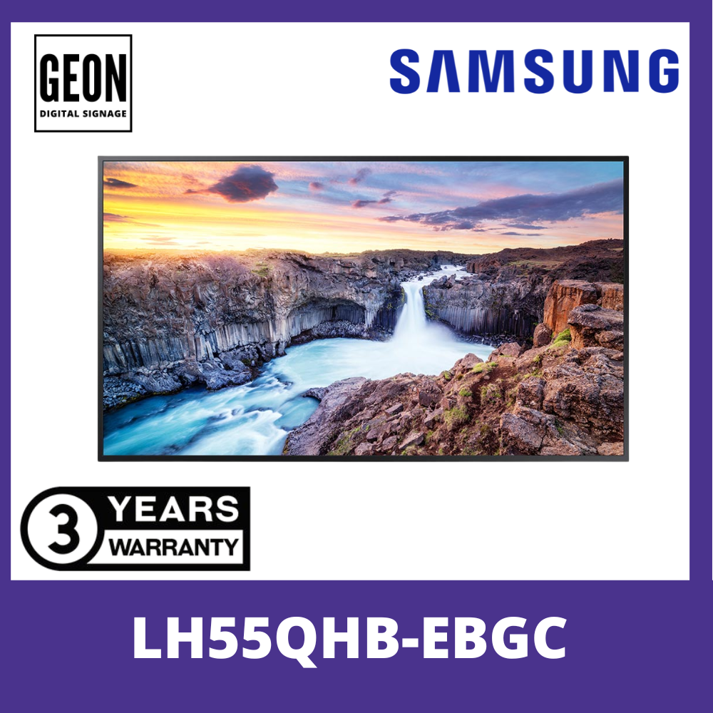 Samsung 55″ LH55QHB-EBGC QH55B QHB Series 4K UHD Smart Digital Signage