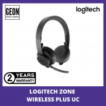 Logitech Zone Wireless Plus with Bluetooth and Wirelesss Charging UC
