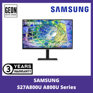 SAMSUNG 27" Inch S27A800U A800U series 3840 x 2160 resolution with 60Hz Flat Screen Business Monitor