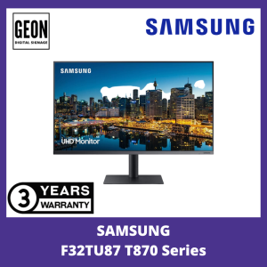 SAMSUNG 32" Inch F32TU87 T870 series 3840 x 2160 resolution with 60Hz Flat Screen Business Monitor