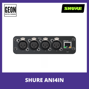 SHURE ANI4IN Audio Network Interface