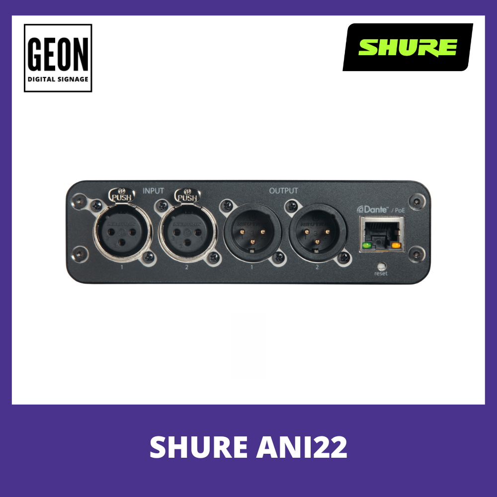 SHURE ANI22 Audio Network Interface