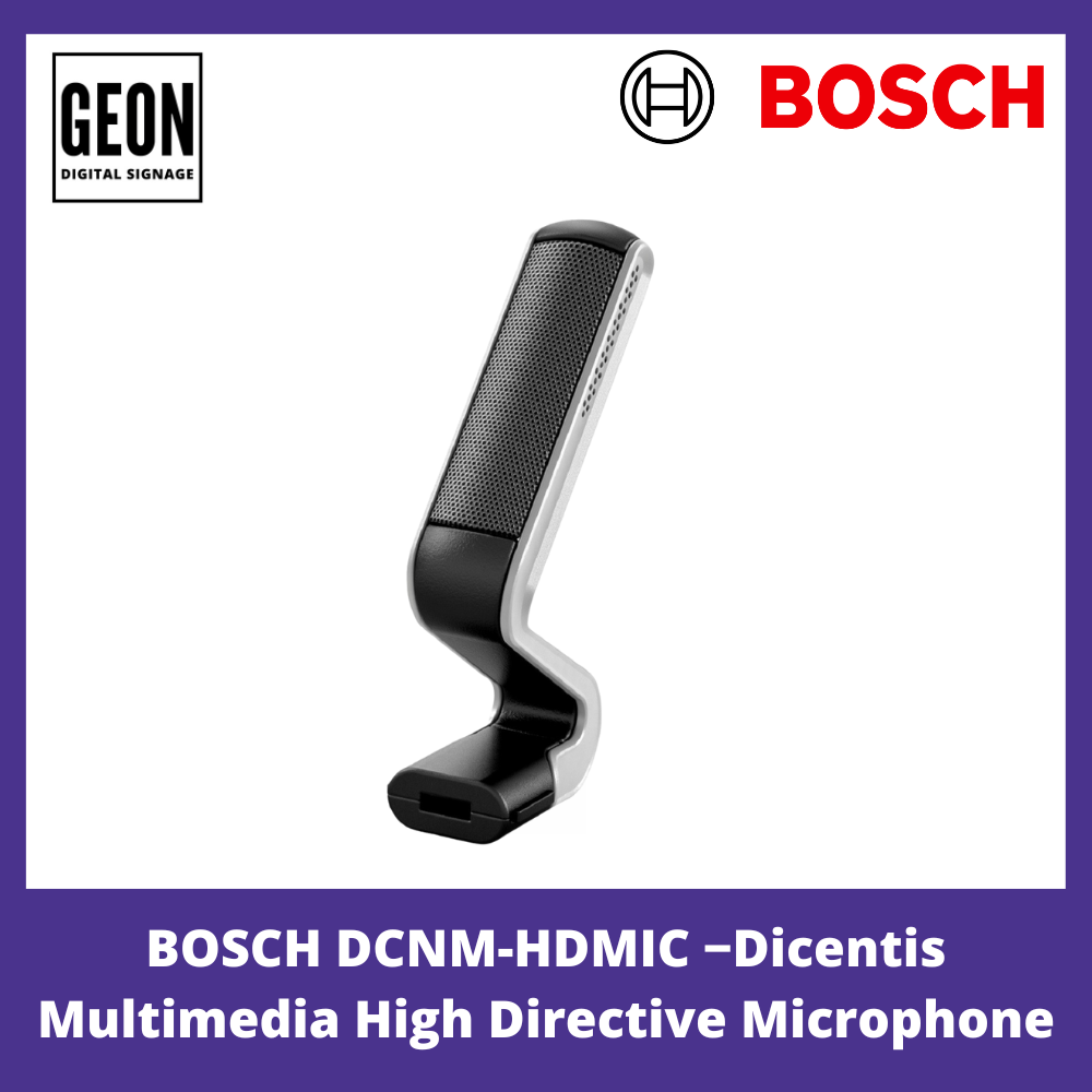 BOSCH DCNM-HDMIC −Dicentis Multimedia High Directive Microphone