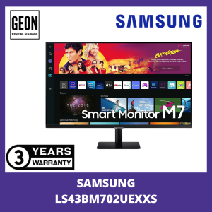 SAMSUNG 43" LS43BM702UEXXS Smart Monitor - M7 Black