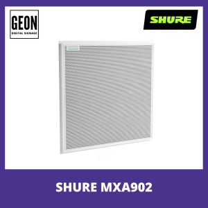 SHURE MXA902 Integrated Conferencing Ceiling Array MXA902W-S