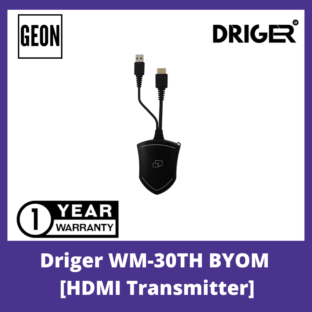 Driger WM-30TH Wireless Conference System BYOM [Type HDMI  Transmitter]
