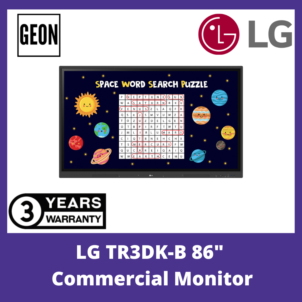 LG TR3DK-B 86TR3DK Series 86" 4K UHD Commercial Monitor