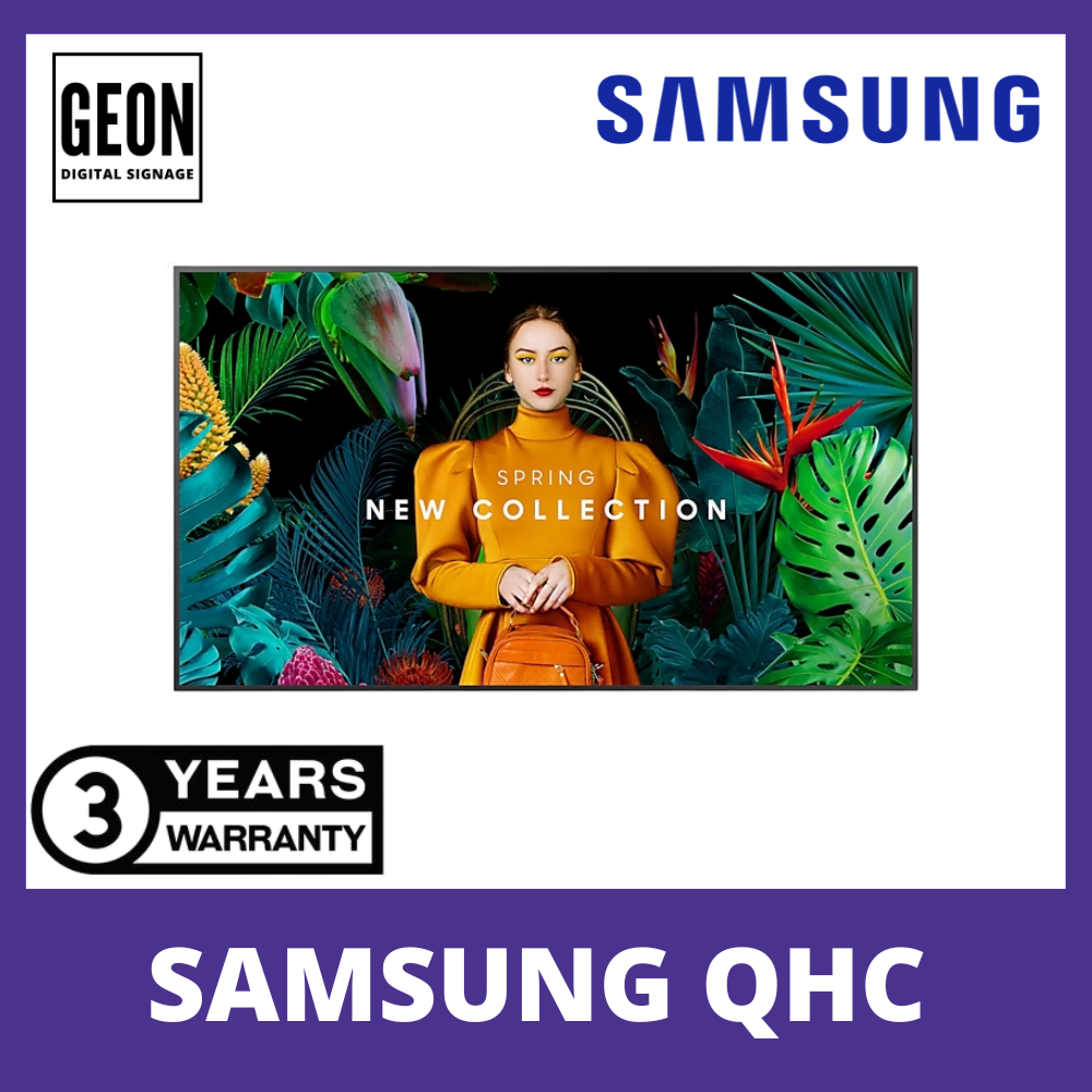 Samsung 75'' LH75QHCEBGCXXS Crystal UHD Signage QHC