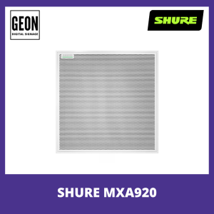 SHURE MXA920 Square Ceiling Array Microphone