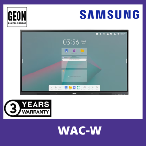 SAMSUNG 75" 75WAC Interactive Display WAC Android OS LH75WAC-WLGC
