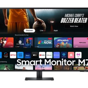 Samsung 43″ LS43DM702UEXXS VA 4K HDR10 60Hz 4ms Tizen Build-In Speaker USB-C Smart Monitor
