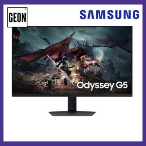 Samsung 32" Odyssey G5 G50D 180HZ Gaming Monitor LS32DG502EEXXS - IPS QHD 2K 1MS HD-MI DisplayPort